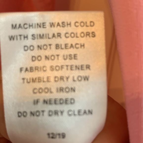 IBKUL Women’s Long Sleeve Zip Shirt Sz M Pink - Picture 4 of 4